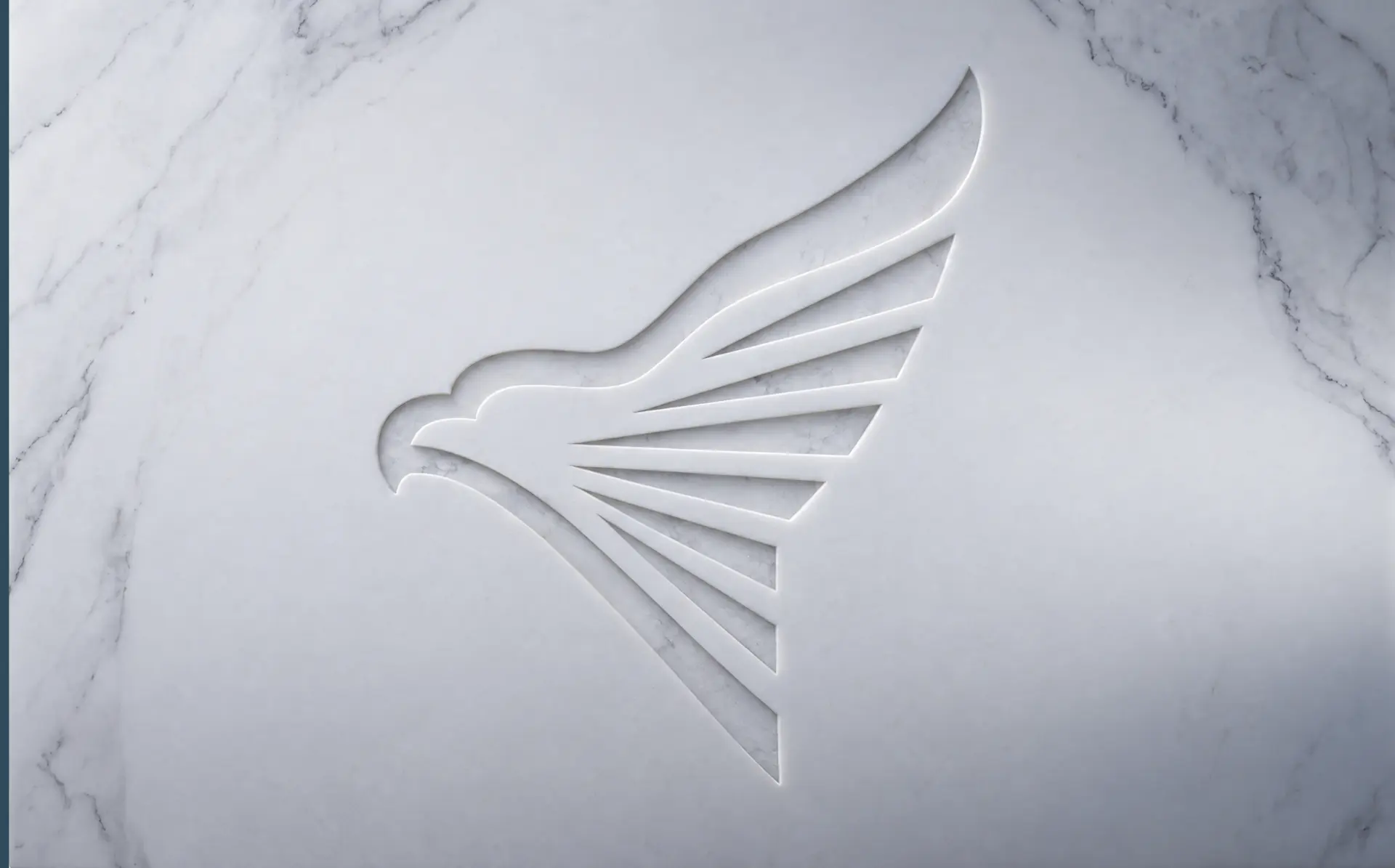 Embossed eagle mark