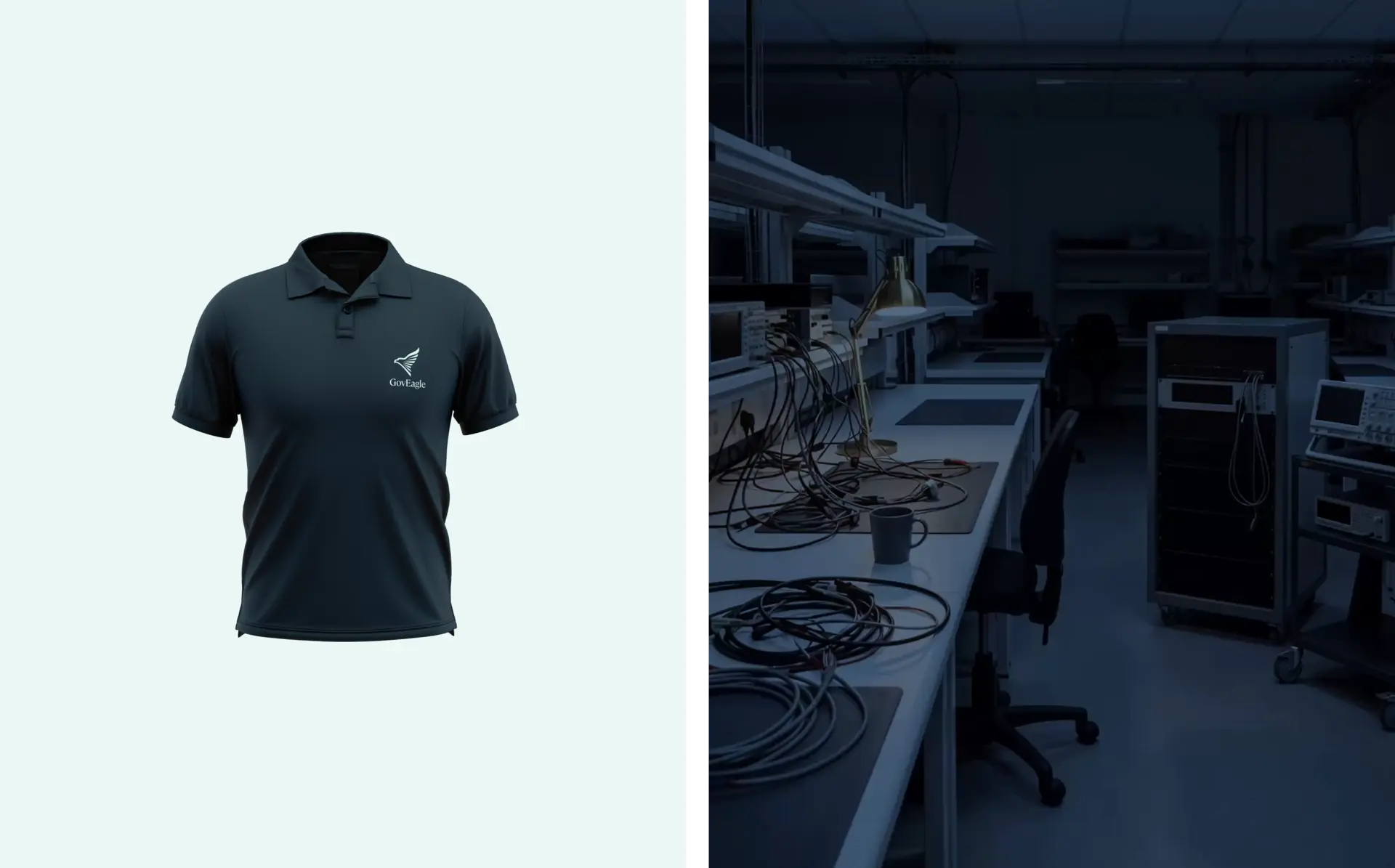 Branded polo and product scenario