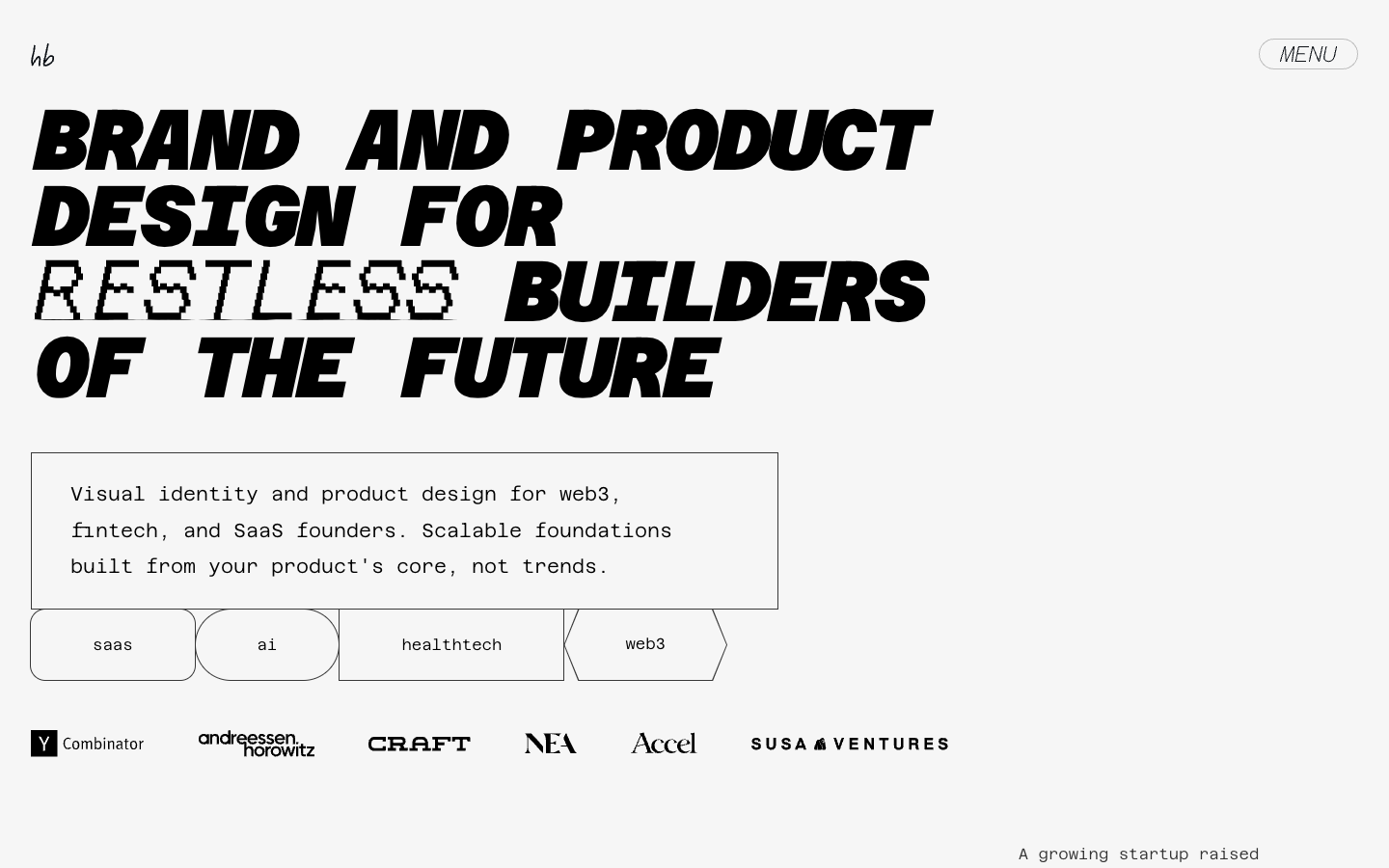 Heartbeat homepage screenshot for AI branding studios article